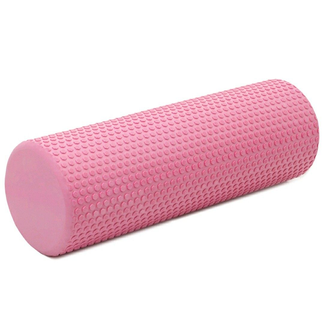 Textured Foam Roller for Mobility, Stretching, Warm-Up & General Fitness – Pink
